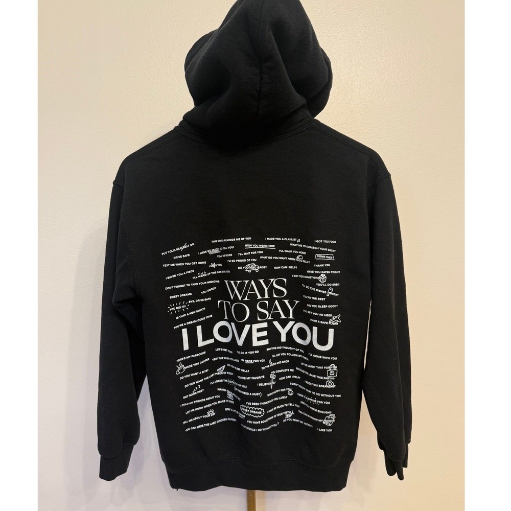 Lonely Ghost, Hoodie, Black, Small, Excellent, $80